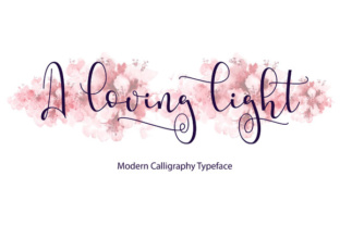 A Loving Light: A Modern Script Font for Editorial Design