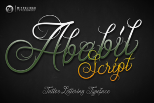 Ababil Script: A Tattoo-Inspired Typeface for Editorial Design