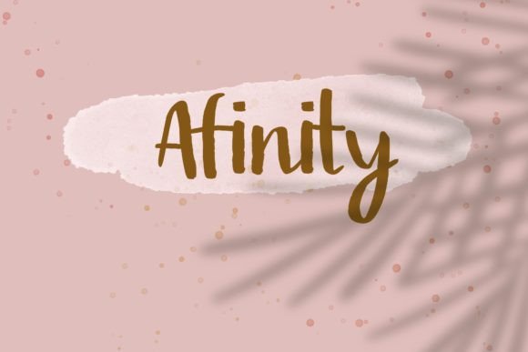 Afinity Brush Calligraphy Typeface Review