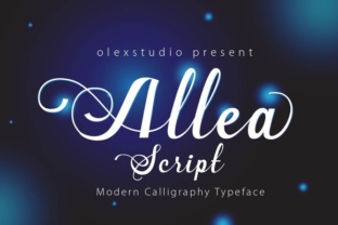 Allea Script Typeface Review for Elegant Brand Identity Projects