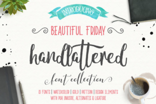 Beautiful Friday Typeface: Elegant Script Fonts for Editorial Design