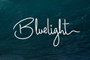 Bluelight Font Review: A Fresh Script Handwritten Typeface for Modern Branding