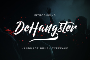 DeHangster Typeface Review: Elevating Editorial Design with Natural Brush Script Fonts