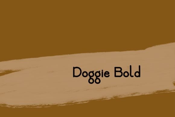 Doggie: A Script Handwritten Typeface for Authentic Brand Identity