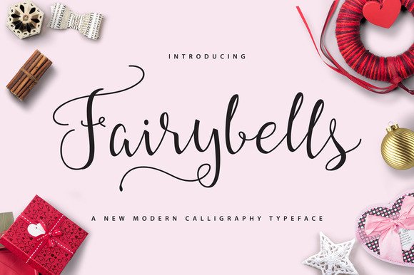 Fairybells Font: A Modern Script with Timeless Elegance for Crafters