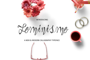 Feminisme: A Modern Calligraphy Typeface for Elegant Branding