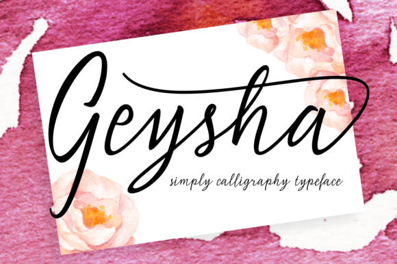 Geysha: A Handwritten Script Font for Editorial Design