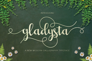 Gladysta: A Modern Script Font for Digital Branding