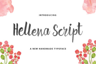 Hellena Script Typeface for Elegant Editorial Design
