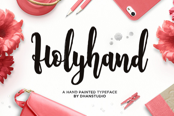 Holyhand Typeface Review for Handmade Brands
