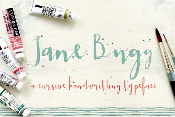 Jane Bugg Font: Elegant Script Handwritten Design