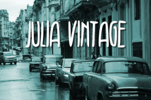 Julia Vintage Typeface for Elegant Web Design