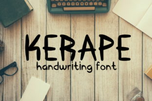 Kerape Font Review: A Fluid Script Handwritten Design