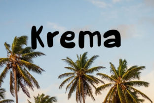 Krema: A Script Handwritten Font That Elevates Brand Identity