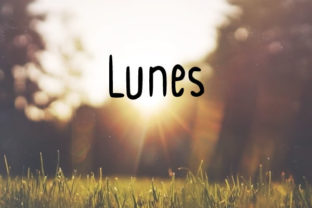 Lunes Font: A Handwritten Script for Creative Makers