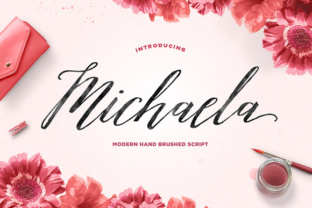 Michaela Script Typeface for Editorial Design