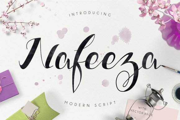 Nafeeza Typeface: A Modern Script for Editorial and Brand Design