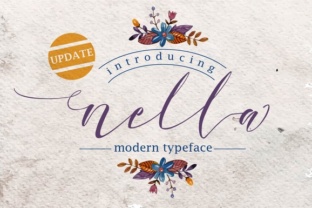 Nella Script: Elegant Modern Calligraphy for Digital Branding