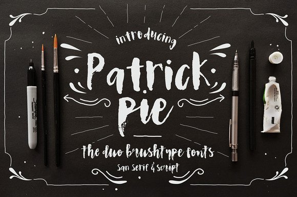 Patrick Pie Typeface Review: A Brush Script and Sans Duo for Branding