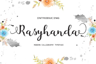Rasyhanda Font: A Modern Handwritten Typeface for Makers and Creators