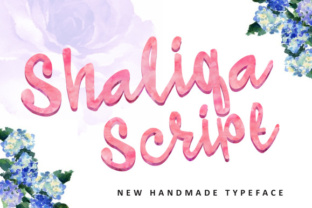 Shaliqa Script: A Handmade Brush Typeface for Natural Branding
