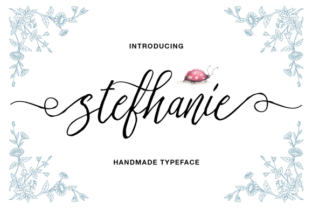 Stefhanie Typeface: A Handmade Script for Authentic Brand Identity