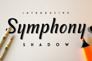 Symphony Shadow Typeface for Modern Web Design