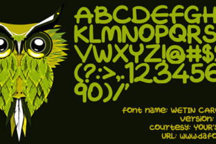 Wetin Caro Want Script Font for Crafters and Sellers